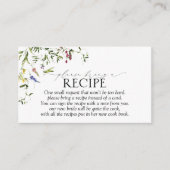 夏の野草レシピ エンクロージャーカード (正面)