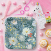 夏の野草地 ペーパープレート (パーティー)