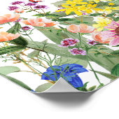 夏の野草座図 ポスター (角)