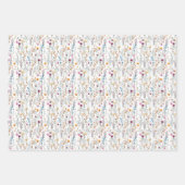 夏の野草模様 ラッピングペーパーシート (正面3)