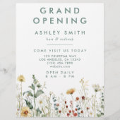 夏の野草畑 チラシ (正面)