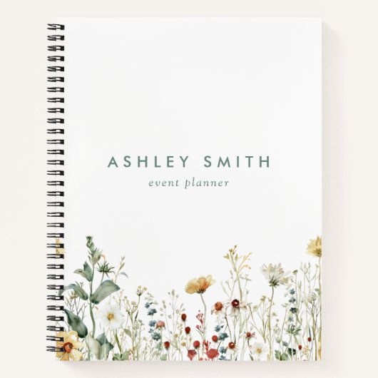 夏の野草畑 ノートブック (正面)