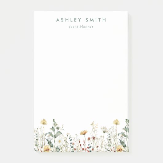 夏の野草畑 ポストイット (正面)