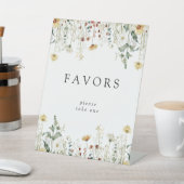 夏の野草畑 台座サイン (インサイチュ)