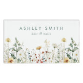 夏の野草畑 名札 (正面)