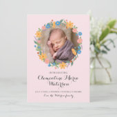 夏の野草誕生発表 案内状 (スタンド正面)