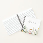 夏の野草野パーソナライズされた ノートブック (内部)