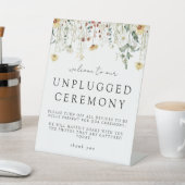 夏の野草野外結婚式 台座サイン (インサイチュ)