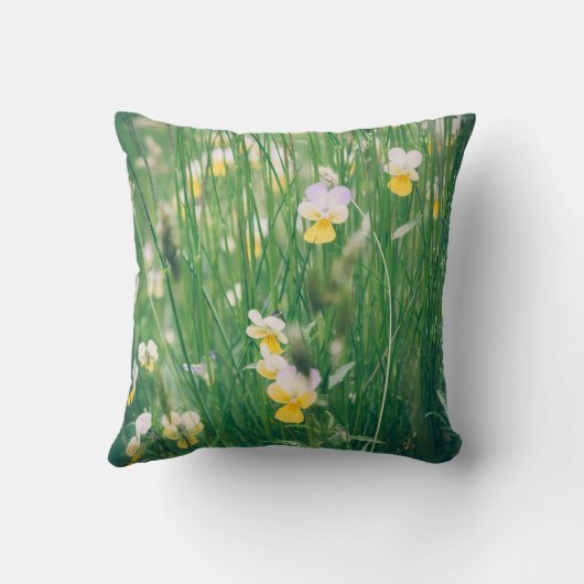 夏の野草 クッション (裏面)