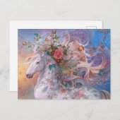 夏の開花はがき ポストカード (正面/裏面)