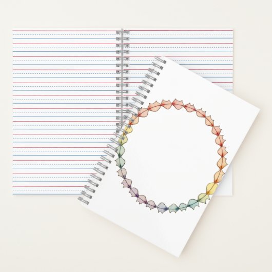 夏の開花 ノートブック (内側)