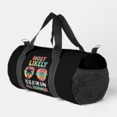 夏の間ずっとジムにいる可能性が高い先生 ダッフルバッグ (右コーナー)