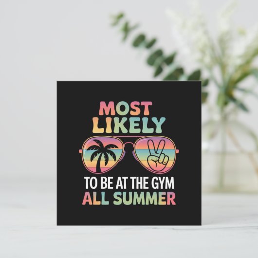 夏の間ずっとジムにいる可能性が高い先生 招待状 (スタンド正面)