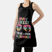 夏の間ずっとプールにいるようだ先生 エプロン (インサイチュ)