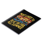 夏の間ずっとプールにいる可能性が高い ノートブック (左側)