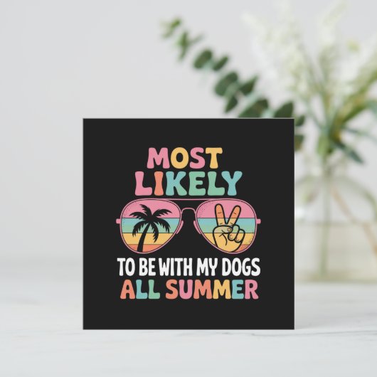 夏の間ずっと犬と一緒にいるかもしれない先生 招待状 (スタンド正面)