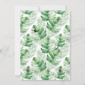 夏の間の熱帯ウィッチバースデーパーティー 招待状 (裏面)