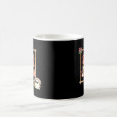 夏の間の特大 コーヒーマグカップ (中央)