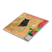 夏の陶磁器タイルのマイュー会長 タイル (側面)