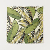 夏の離れパテット、枝、装飾的なシームレスなパテ タペストリー (正面(横))