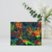 夏の雨雲5 ポストカード (スタンド正面)