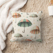 夏の雨 クッション (ブランケット)