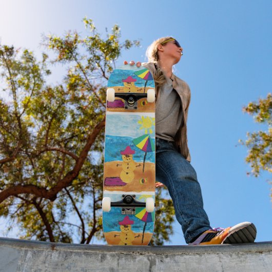 夏の雪だるま- KidsArt for CHOC スケートボード (室外1)