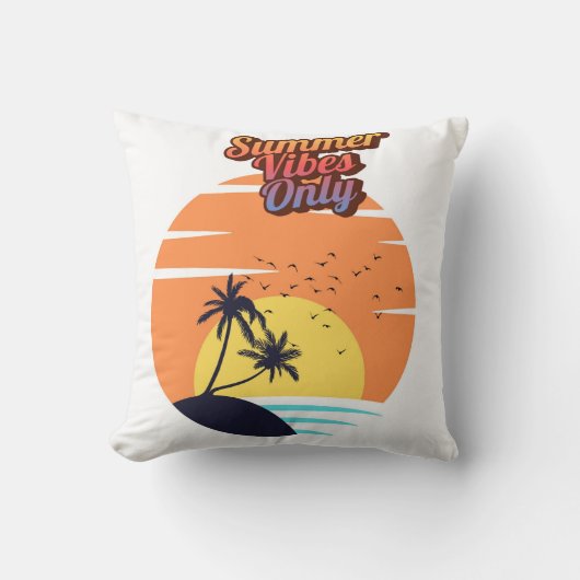 夏の雰囲気のみ クッション (正面)