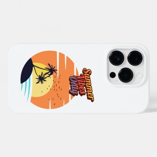 夏の雰囲気のみ。 Case-Mate iPhoneケース (裏面 (横))