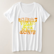 夏の雰囲気は、再びオレンジ色の黄色文字