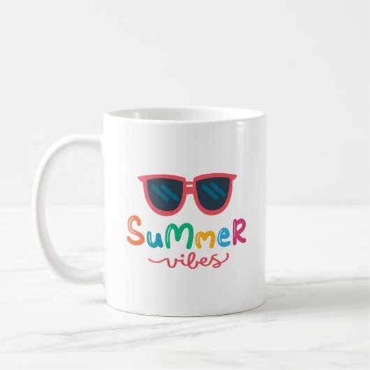 夏の雰囲気 コーヒーマグカップ (左)