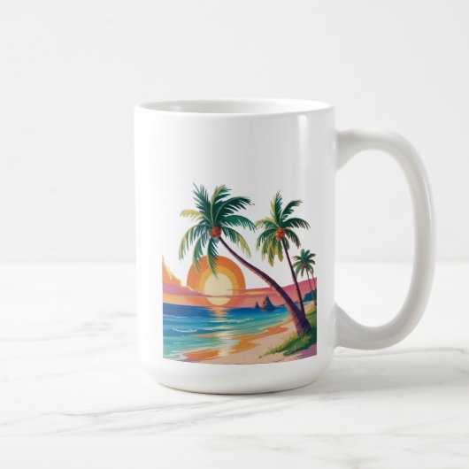 夏の雰囲気 コーヒーマグカップ (右)