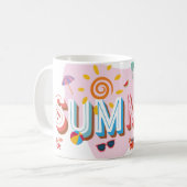 夏の雰囲気 コーヒーマグカップ (正面左)