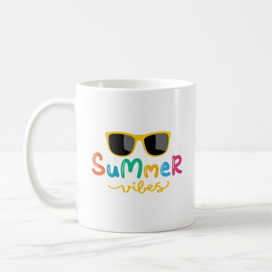 夏の雰囲気 コーヒーマグカップ (左)