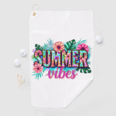 夏の雰囲気 ゴルフタオル (インサイチュ)