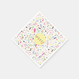 夏の雰囲気。 スタンダードカクテルナプキン