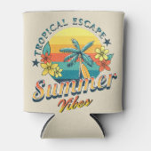 夏の雰囲気 – トロピカルエスケープ 缶クーラー (正面)
