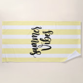 夏の雰囲気 ビーチタオル (正面)