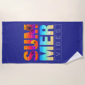 夏の雰囲気 ビーチタオル (正面)