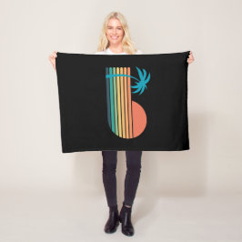 夏の雰囲気 フリースブランケット