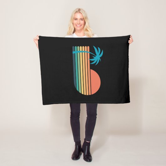 夏の雰囲気 フリースブランケット (インサイチュ)