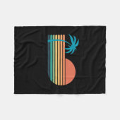 夏の雰囲気 フリースブランケット (正面(横))