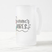 夏の雰囲気 フロストグラスビールジョッキ (正面右)