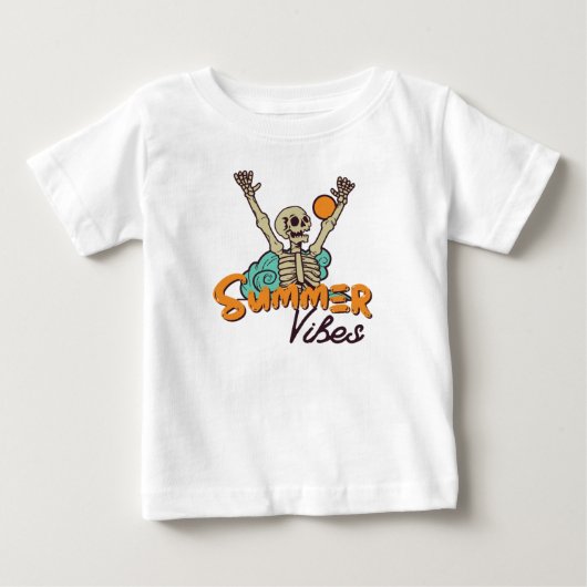 夏の雰囲気 ベビーTシャツ (正面)