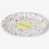 夏の雰囲気。 ペーパープレート (アングル)