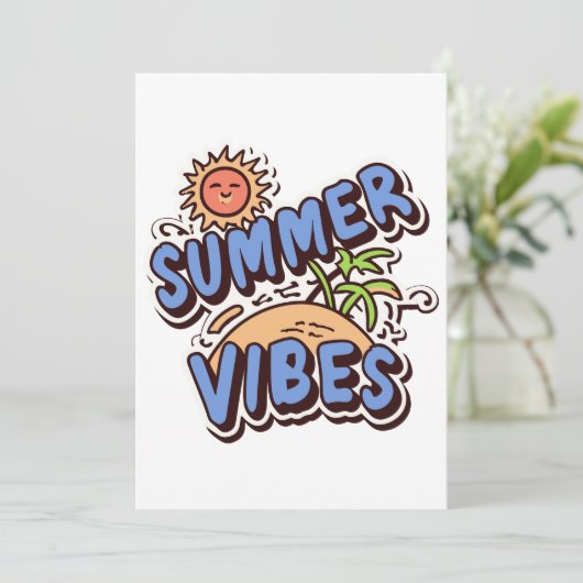 夏の雰囲気 招待状 (スタンド正面)