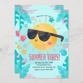 夏の雰囲気 招待状 (正面/裏面)