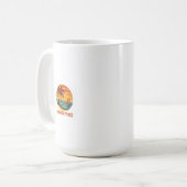 夏の雰囲気 – 明るい、熱帯、およびおもしろいデザイン コーヒーマグカップ (正面左)