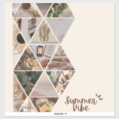 夏の雰囲気、私はあなたと一緒にしたい、ベージュカラー シール (シート)