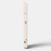 夏の雰囲気、私はあなたと一緒にしたい、ベージュカラー Case-Mate iPhoneケース (裏面 / 左)